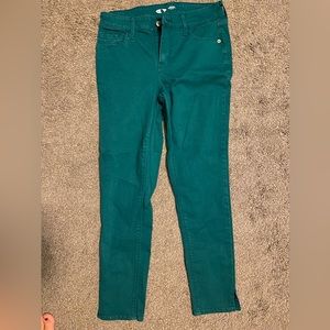 Green Old Navy Jeans Rockstar Super Skinny size 6
